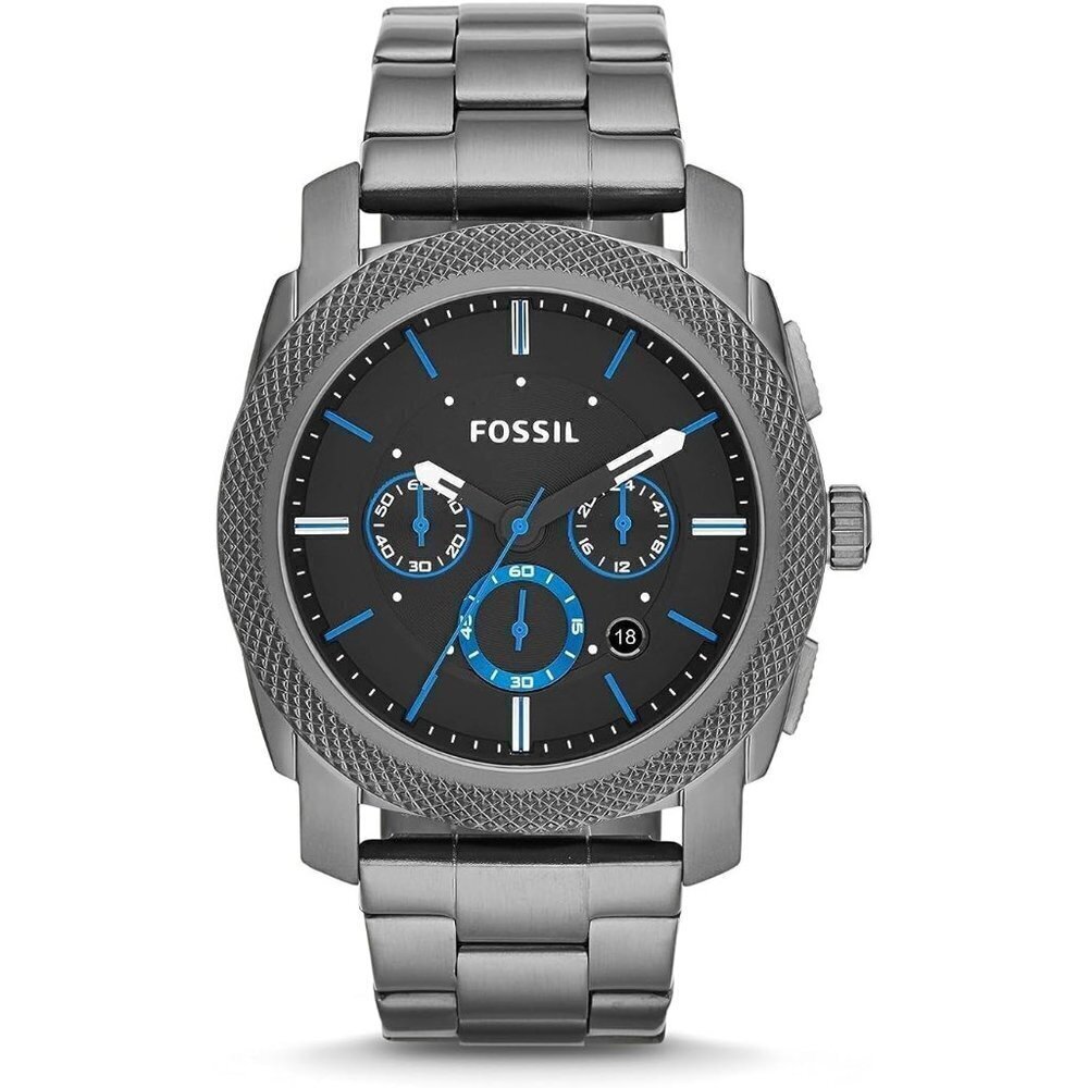 Men's Stainless Steel or Leather Band Analog Watch Display